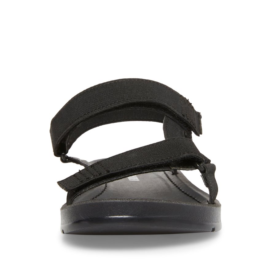 Sandalias Planas Steve Madden Ahenley Niños Negras | ES IA2S86